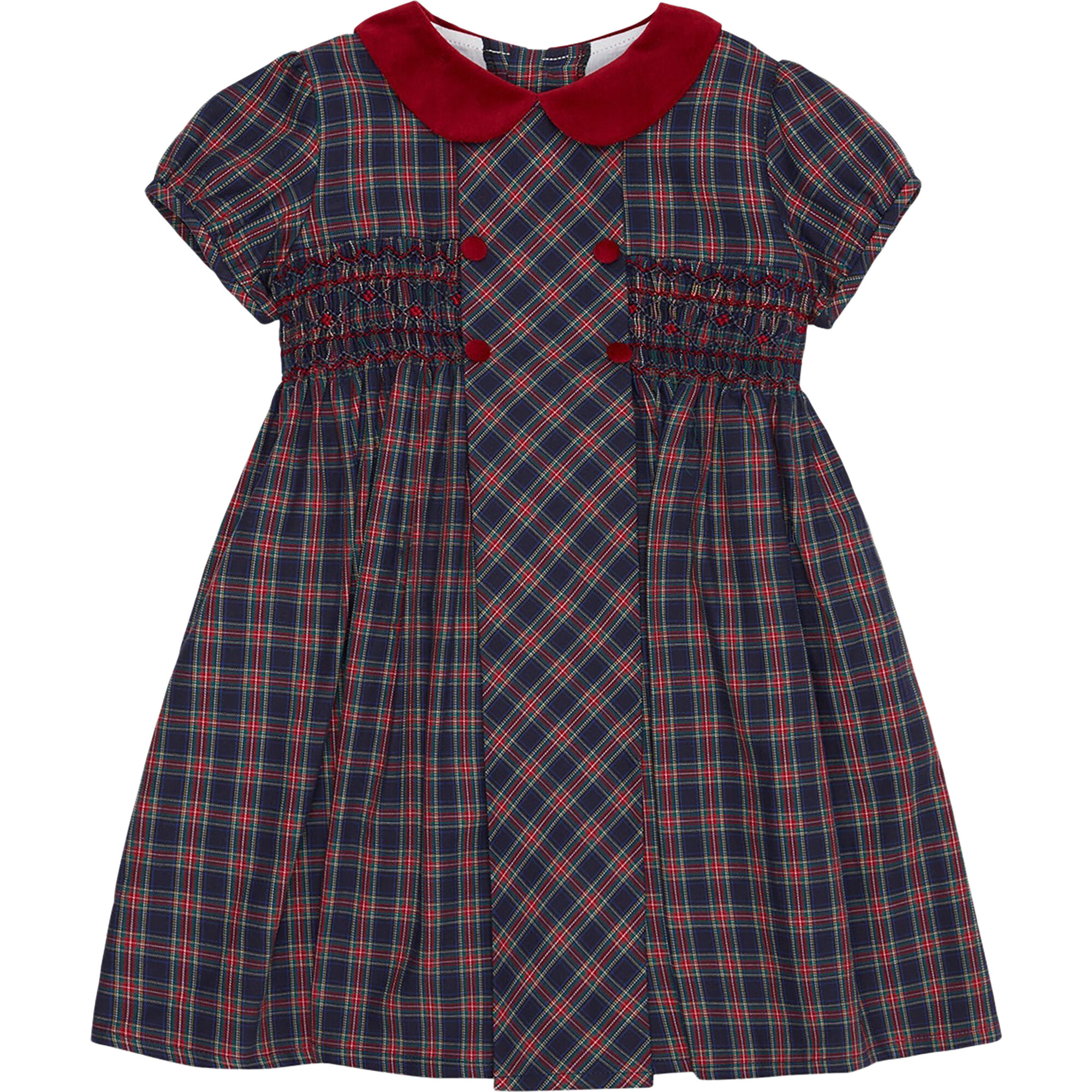 knee length dresses for ladies Kensington Green Plaid Mini Dress | Women's Holiday Dress