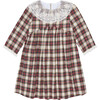 Aralia Tartan Dress, Ivory - Dresses - 1 - thumbnail