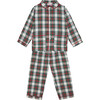 Navidad Kids Pyjamas, Ivory Tartan - Pajamas - 1 - thumbnail