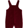 Buganvilla Velvet Baby Dungarees, Burgundy - Overalls - 1 - thumbnail