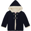 Jimena Merino Baby Wool Jacket, Navy - Jackets - 1 - thumbnail