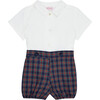 Baby Volo Tartan Set, Navy - Mixed Apparel Set - 1 - thumbnail