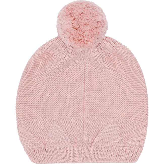 Merino Girl Bobble Hat, Pink