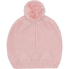 Merino Girl Bobble Hat, Pink - Hats - 1 - thumbnail
