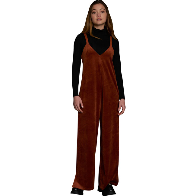 Colline Jumpsuit, Chestnut - Rompers - 2
