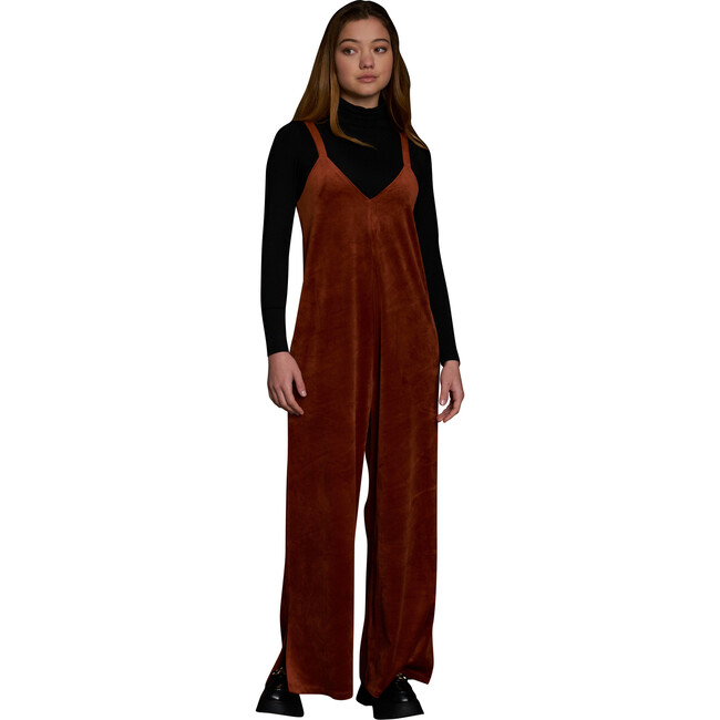 Colline Jumpsuit, Chestnut - Rompers - 3