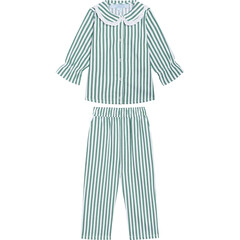 ベビーパジャマ Pajamas Flower Stripe house on the hill ベビーパジャマ Pajamas Flower Stripe house on the hill