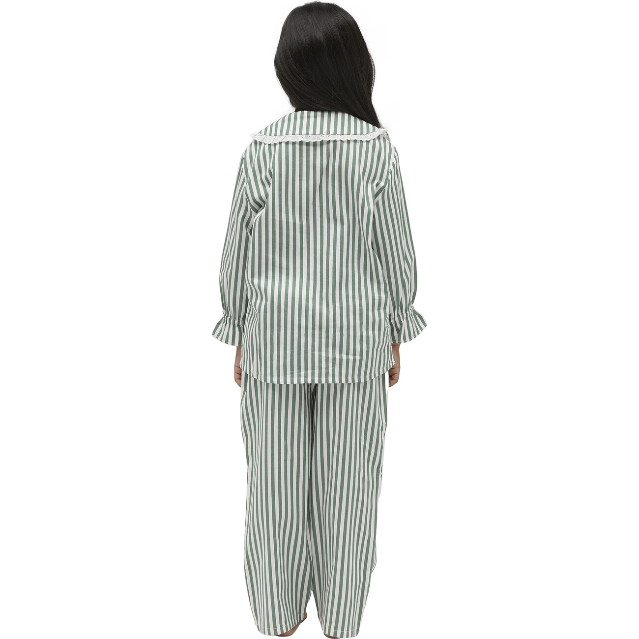 日本に Pajamas (Flower Stripe) | House on the Hill ベビー