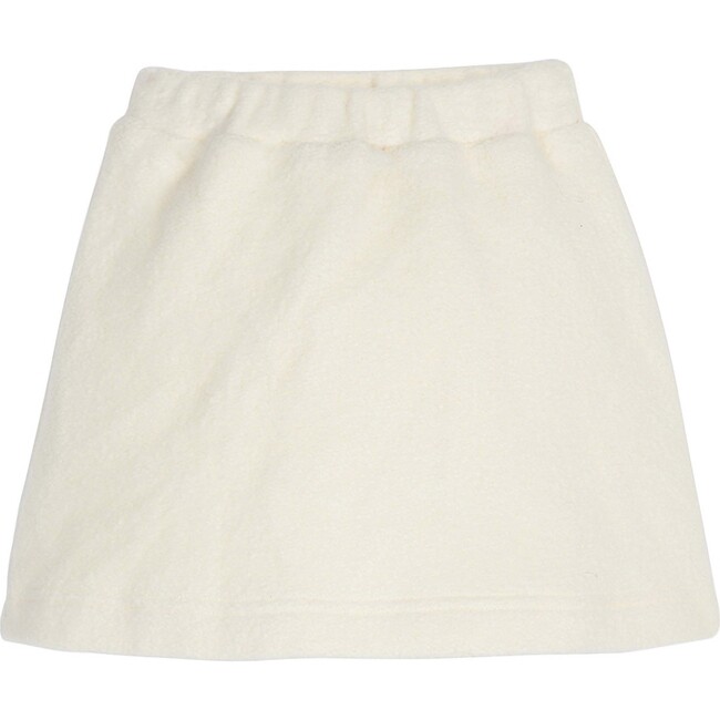 Mini Skirt, Cream Sherpa