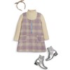 Retro Jumper, Lilac Tweed - Dresses - 2