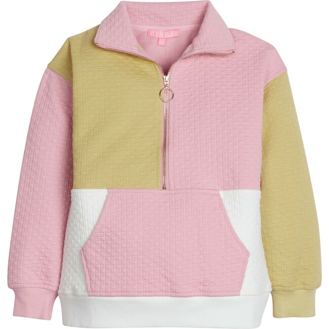 Colorblock Sweatshirt, Pink