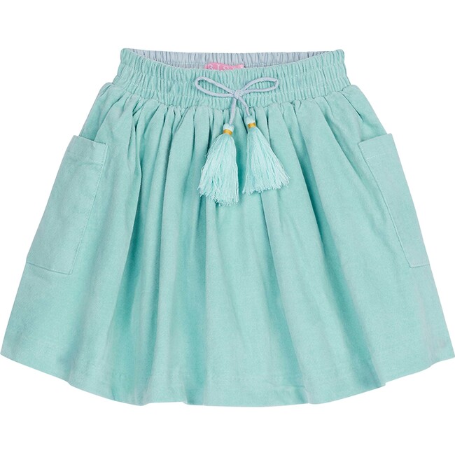 Circle Skirt, Aqua Velvet