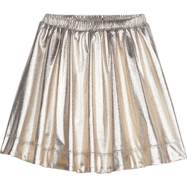 Circle Skirt, Gold Lame