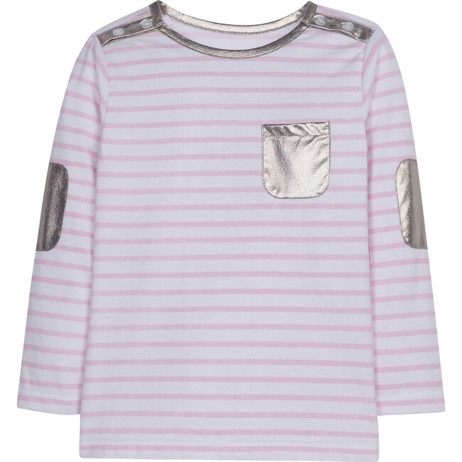 Breton Top, Pink Stripe