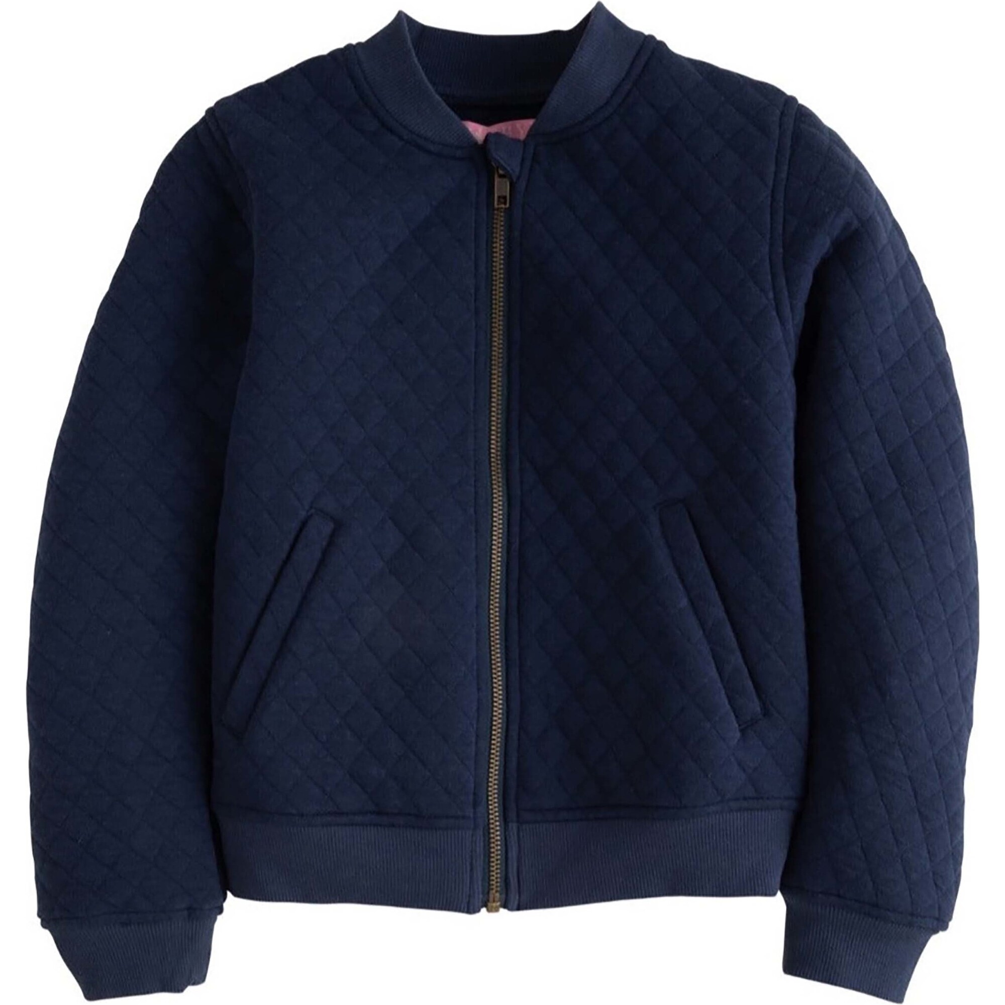 Bomber Jacket, Navy - Jackets - 1