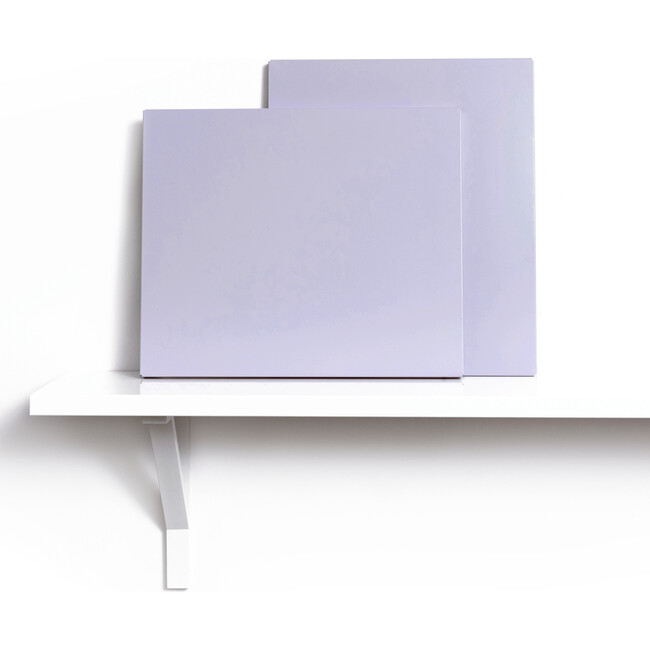 Extra Midi Shelves With Brackets, Lilac (Set Of 2)