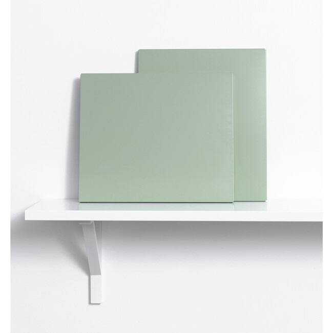 Extra Lowdown Shelves With Brackets, Sage (Set Of 2) - Storage - 2