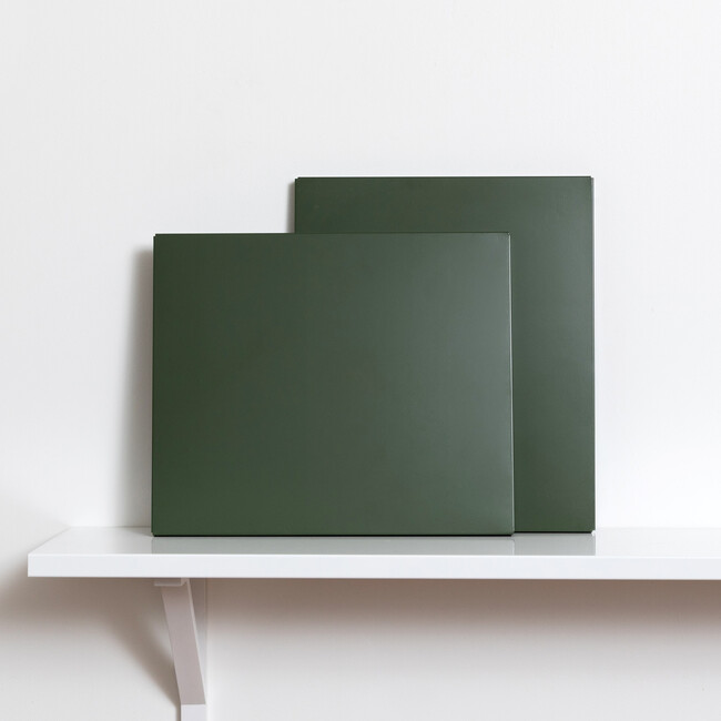 Extra Lowdown Shelves With Brackets, Olive (Set Of 2) - Storage - 3