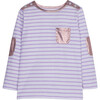 Breton Top, Lilac Stripe - Shirts - 1 - thumbnail