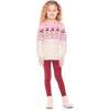 Holiday Sweater Set, Pink - Mixed Apparel Set - 2