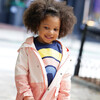 Colorblock Kid Raincoat, Soft Pink Terracoral - Raincoats - 2