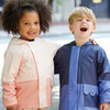Colorblock Kid Raincoat, Soft Pink Terracoral - Raincoats - 3