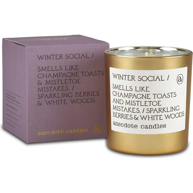 Winter Social Gold Tumbler Candle - Candles - 3
