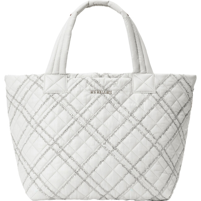 Women's Small Metro Tinsel Deluxe Tote, Frost