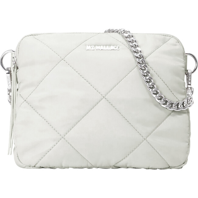 Women's Quilted Madison Crossbody, Frost