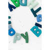 Felt Happy Birthday Garland, Blue and Green - Party Accessories - 3