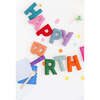 Felt Happy Birthday Garland, Rainbow - Party Accessories - 3