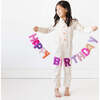 Felt Happy Birthday Garland, Pink - Party Accessories - 3