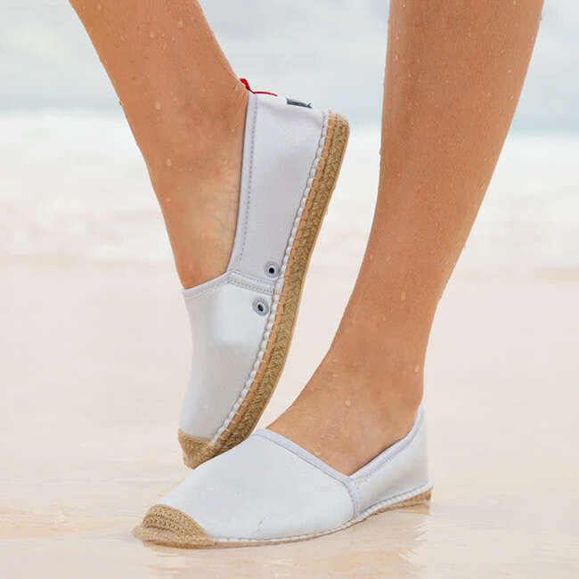 Women's Beachcomber Espadrille, Platinum - Espadrilles - 2