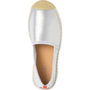 Women's Beachcomber Espadrille, Platinum - Espadrilles - 4