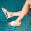 Women's Cabana Slide, Platinum - Sandals - 2