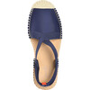 Women's Seafarer Slingback, Dark Navy - Sandals - 4