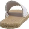 Women's Cabana Slide, White Denim - Sandals - 7