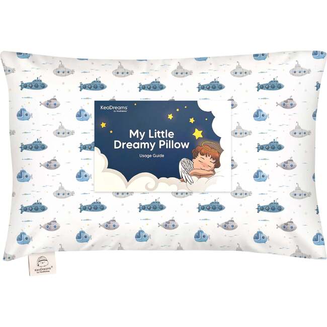 Toddler Pillow With Pillowcase, Submarines