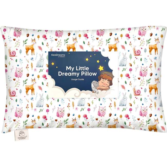 Toddler Pillow With Pillowcase, Forestland