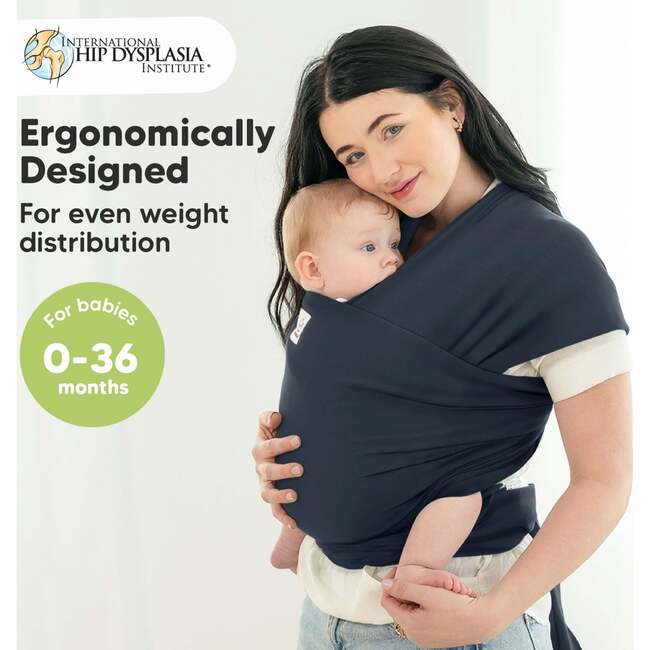 Baby Wrap Carrier, Midnight - Carriers - 2