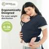 Baby Wrap Carrier, Midnight - Carriers - 2