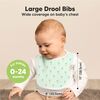 8-Pack Urban Drool Bibs Set For Baby Boys And Girls, Roarsome - Bibs - 2