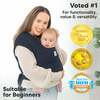 Baby Wrap Carrier, Midnight - Carriers - 3