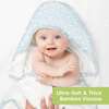Luxe Organic Hooded Towel, Blue Whale - Towels - 2