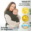 Baby Wrap Carrier, Forest - Carriers - 3