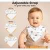 8-Pack Organic Baby Bandana Drool Bibs for Boys and Girls, Wilderness - Bibs - 3