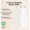 Urban Organic Burp Cloths, Roarsome - Burp Cloths - 4