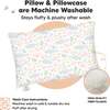 Toddler Pillow With Pillowcase, Narwhal - Pillows - 4