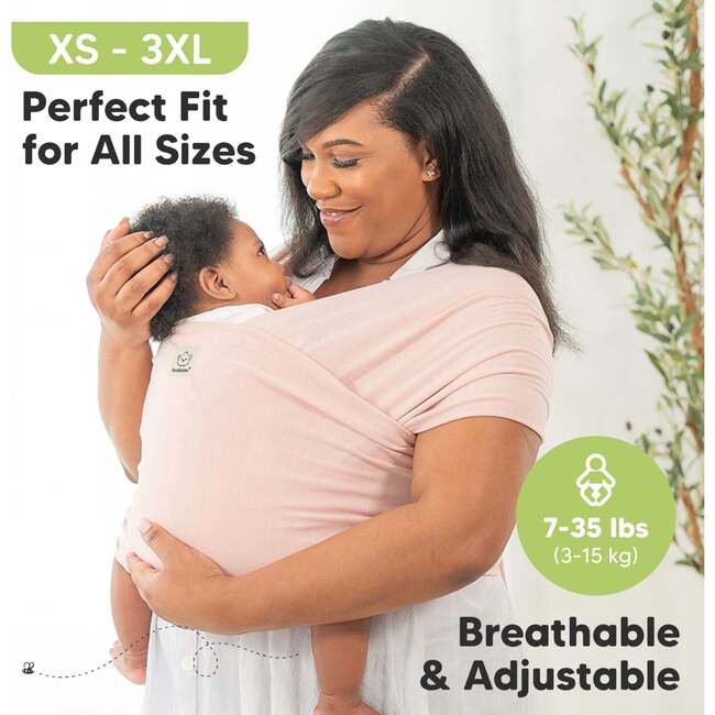 Baby Wrap Carrier, Midnight - Carriers - 4