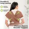 Baby Wrap Carrier, Terracotta - Carriers - 5